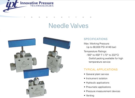 IPT高(gāo)壓閥門(mén)